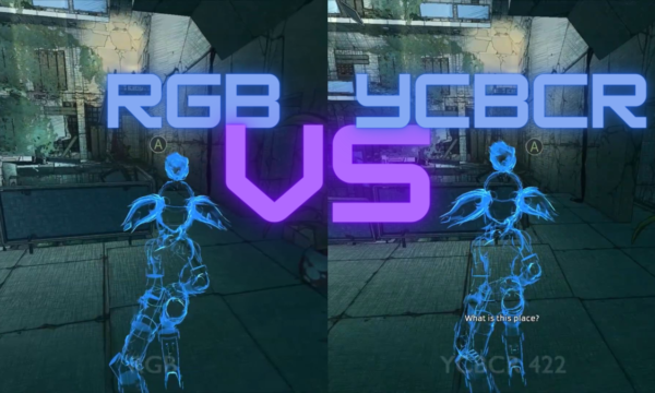 YCbCr444 vs. RGB