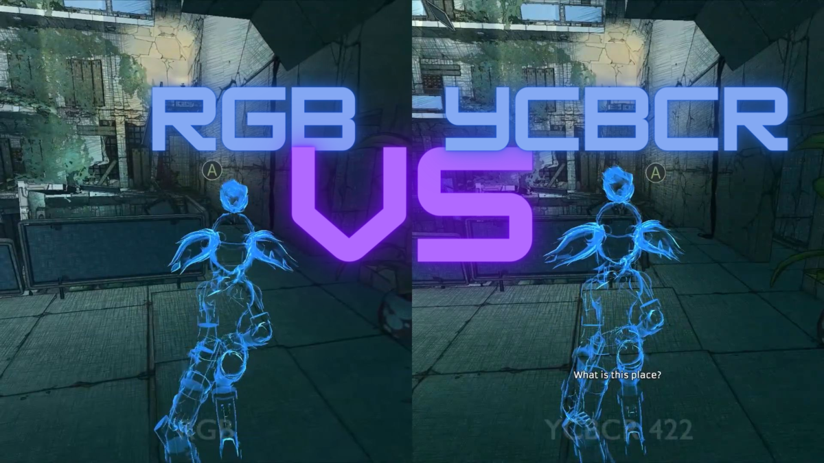 YCbCr444 vs. RGB